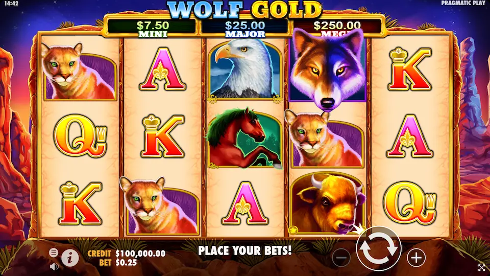 Wolf Gold Interface