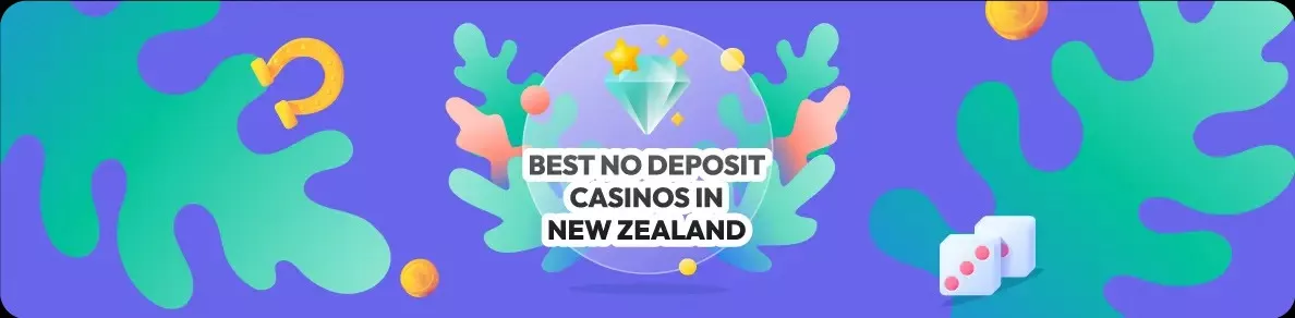 Best no deposit casinos in New Zealand banner