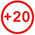 Plus Twenty Logo