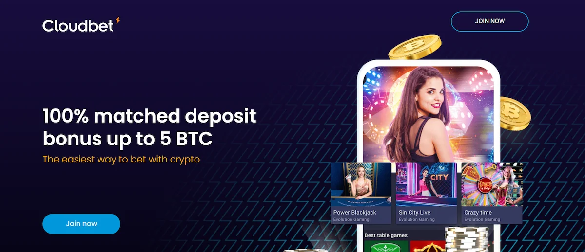 Cloudbet welcome bonus