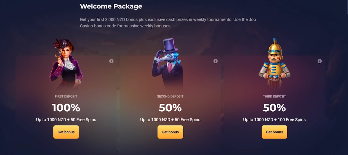 Joo Casino Welcome Bonus