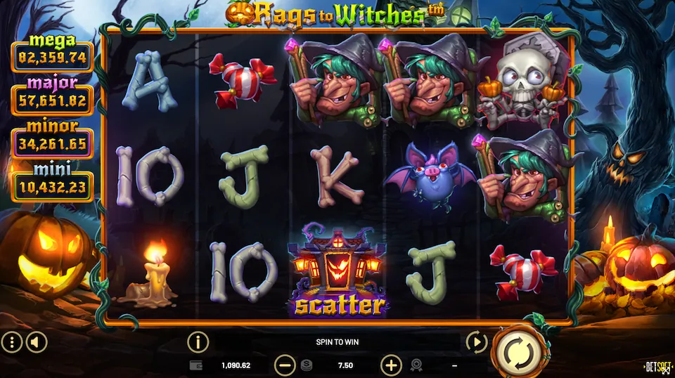 Rags To Witches interface