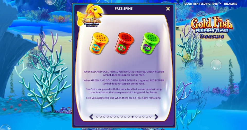 Gold Fish Feeding Time Free Spins Symbols