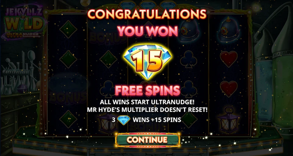 Jekyllz Free Spins