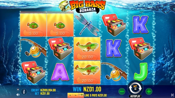 Big Bass Bonanza Gameplay