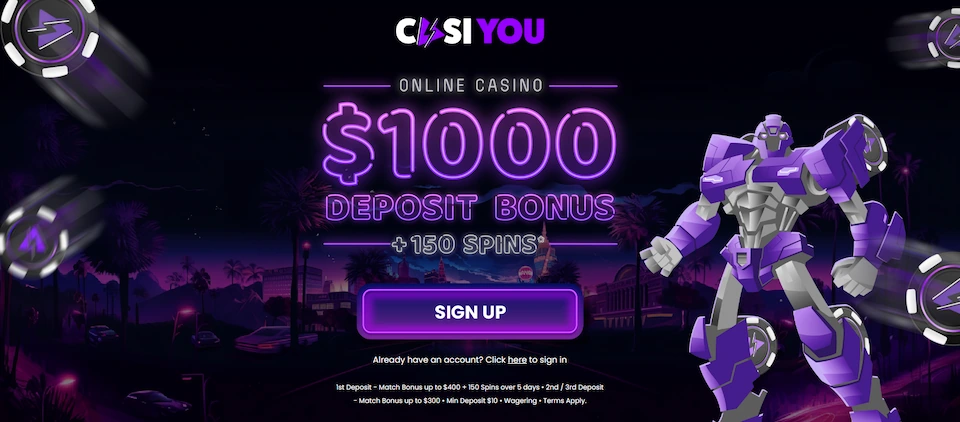 CasiYou Casino Bonus