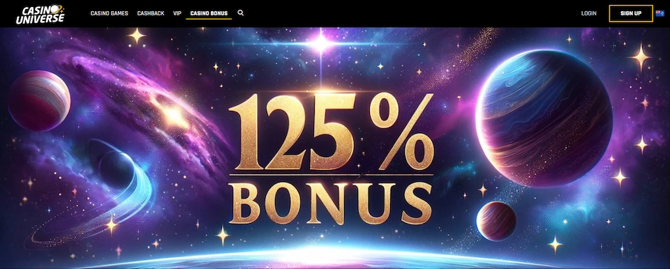 Casino Universe Welcome Bonus