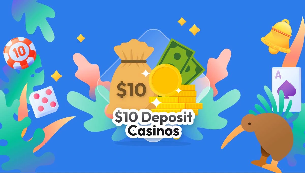 $10 Deposit Casinos Featured Image