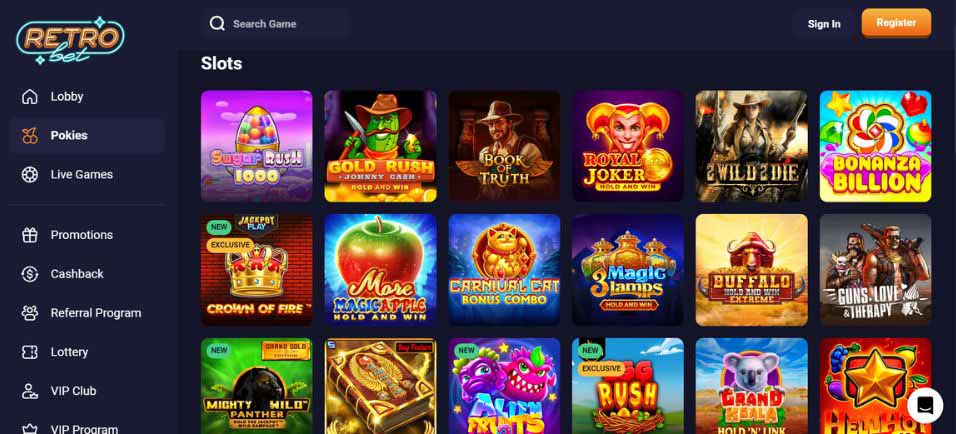 RetroBet Casino Pokies RetroBet Casino Pokies