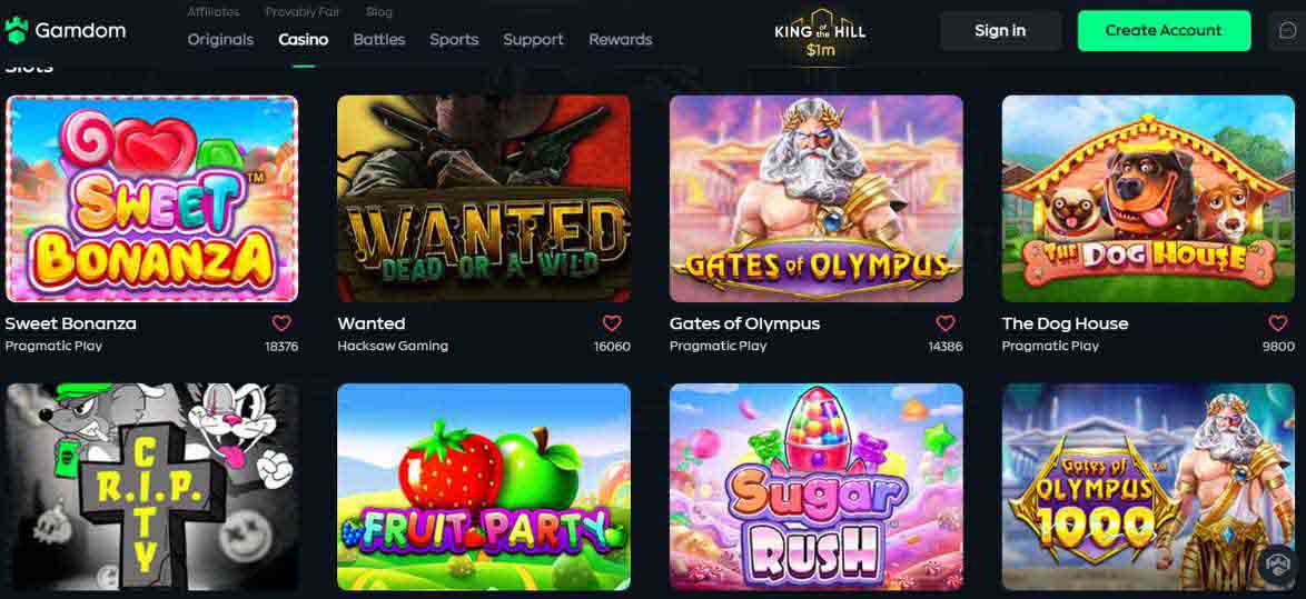 gamdom-casino-pokies - 1 Gamdom Casino Pokies