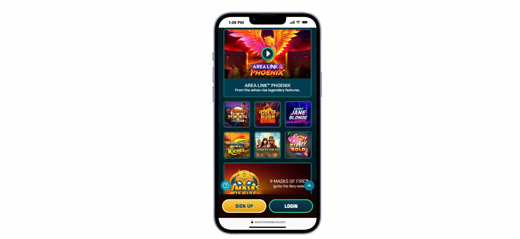 kiwis treasure on mobile games