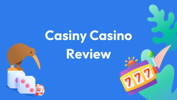 Casiny casino interface on a mobile device