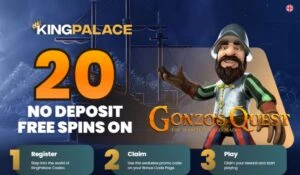 KingPalace Casino No Deposit Free Spins 