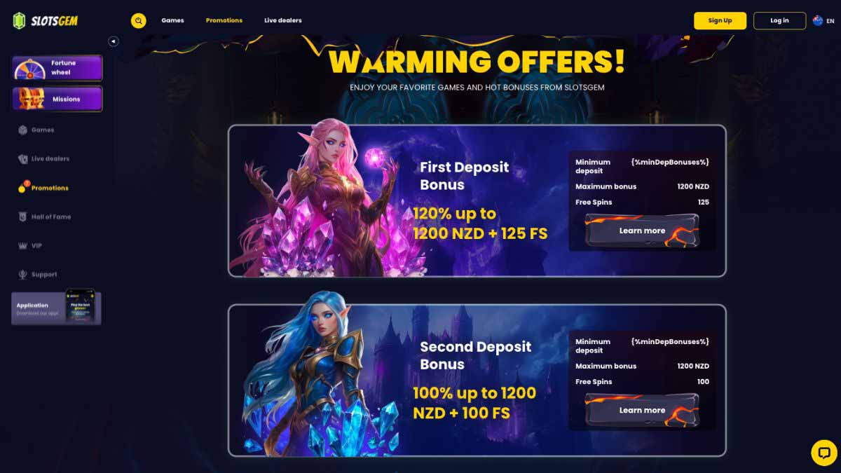 slotsgem casino bonus