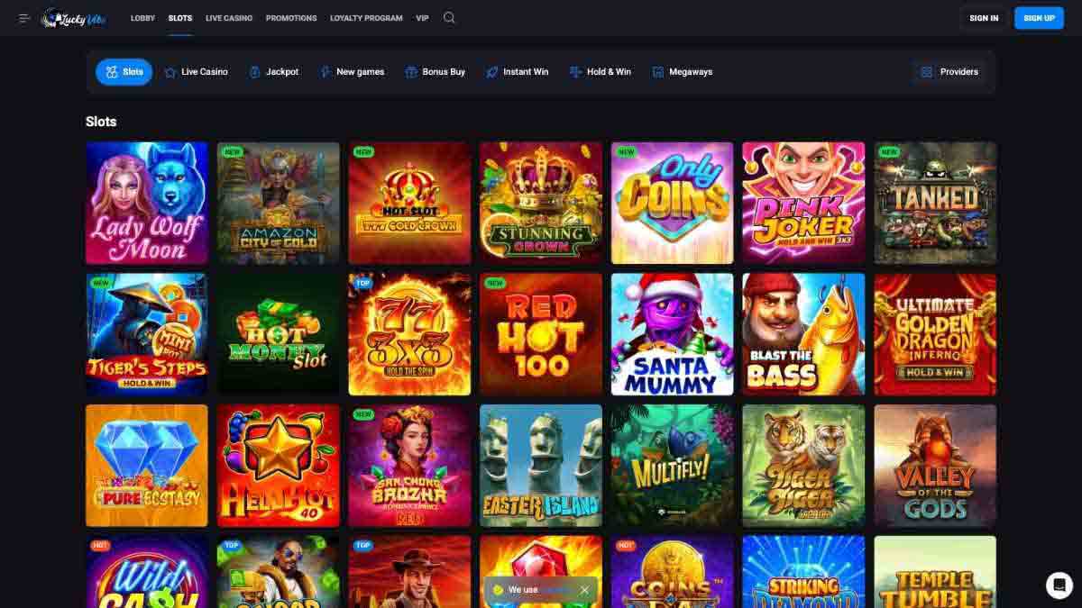 lucky vibe casino games