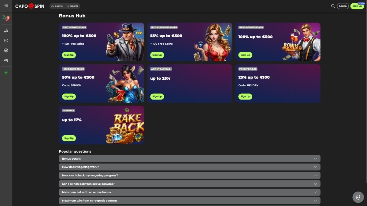capospin-casino-bonus capospin casino bonus