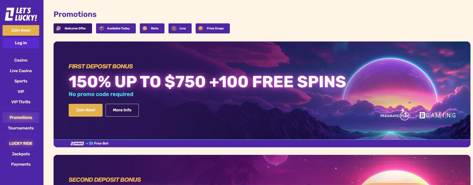 Let's Lucky Bonus BetKiwi New Zealand