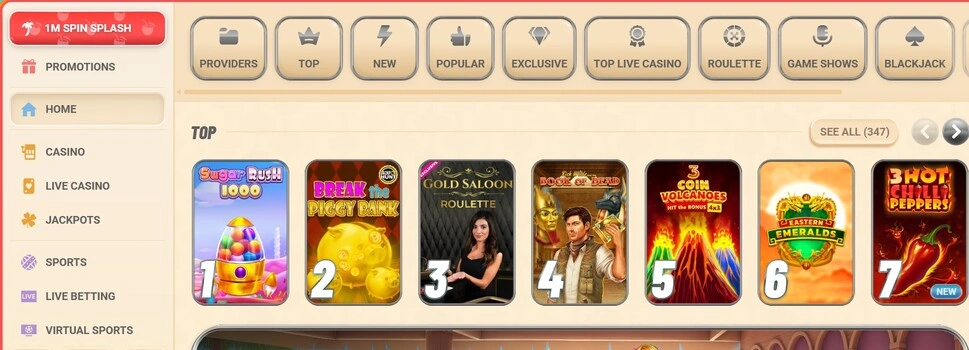 Vegasino Games Selection BetKiwi New Zealand Vegasino Games Selection BetKiwi New Zealand