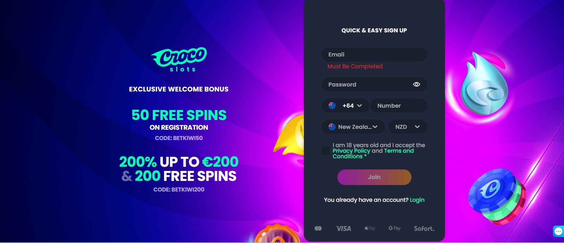 crocoslots casino welcome bonus