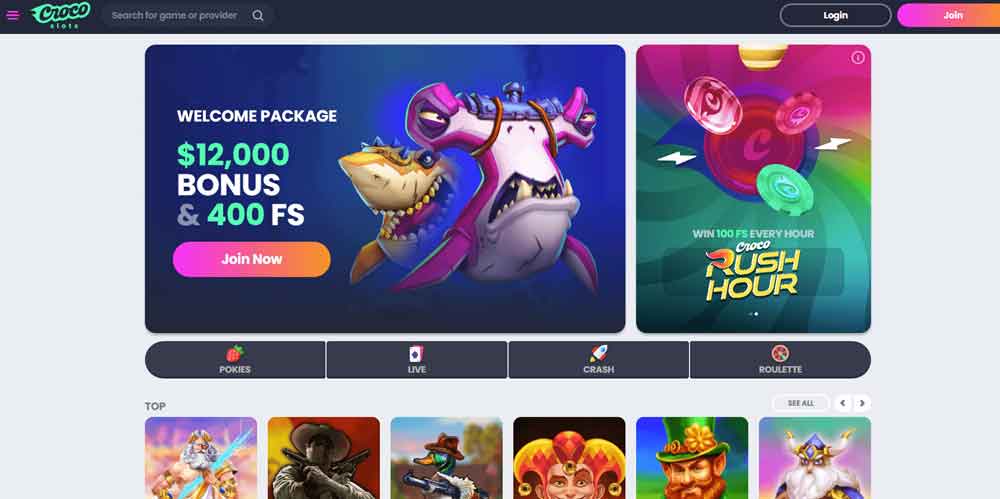 Crocoslots BetKiwi New Zealand Games