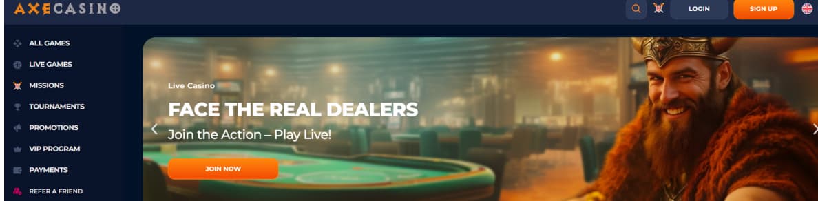 Axe casino home page Bet Kiwi New Zealand
