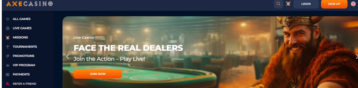 Axe casino home page Bet Kiwi New Zealand