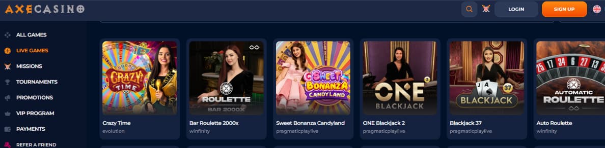 Axe casino home page Bet Kiwi New Zealand