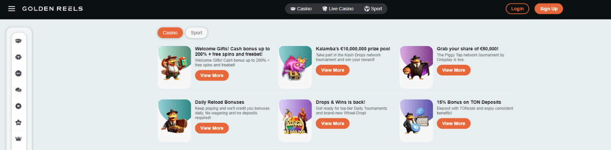 Golden Reels casino review New Zealand BetKIiwi bonus