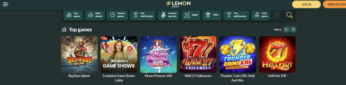Lemon casino games betkiwi new zealand