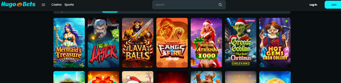 HugoBets Games Casino BetKiwi New Zealand