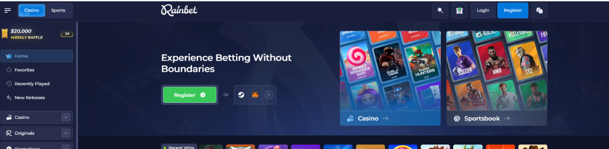 Rainbet casino review Homepage betkiwi new zealand