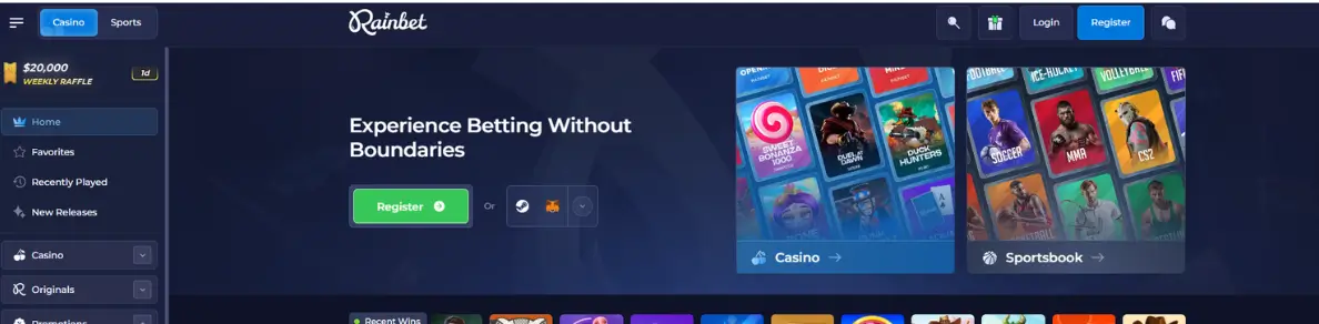 Rainbet casino review Homepage betkiwi new zealand