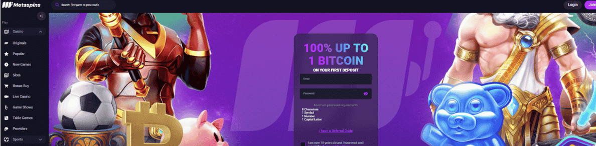 Metaspins casino betkiwi New Zealand