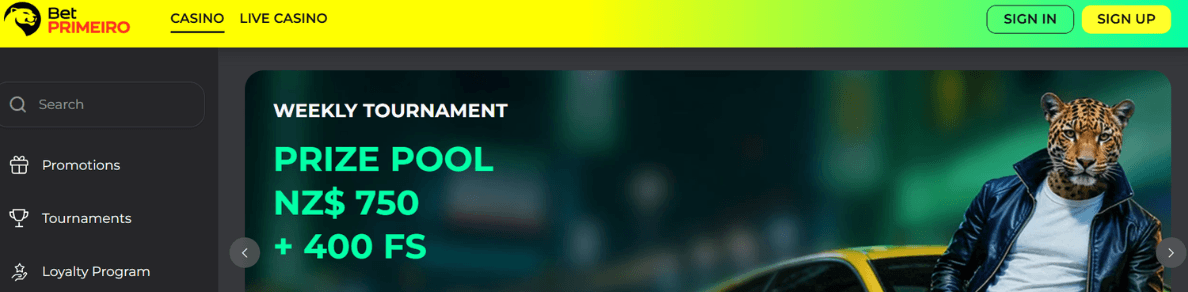 betprimiero home page bet kiwi new zealand