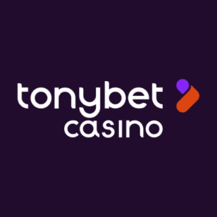 Logo image for Tonybet tonybet white logo image